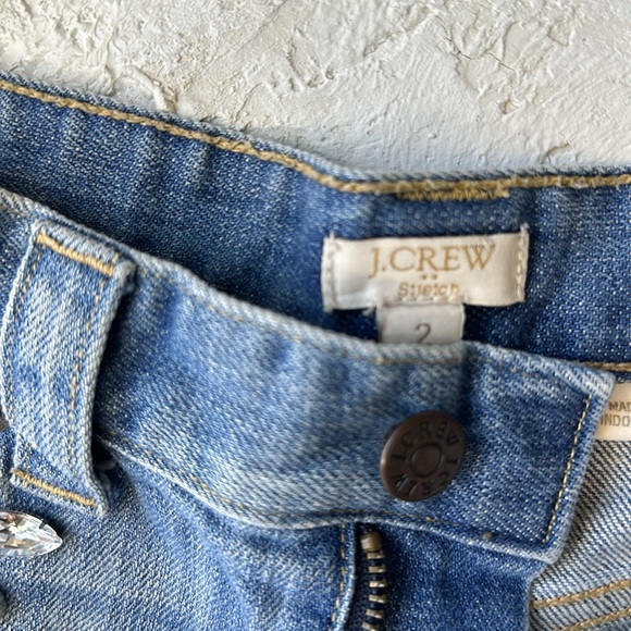 JCrew Embellished denim shorts - Picture 4 of 6